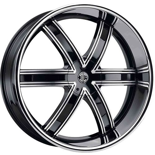2Crave Signature Series No.44 Gloss Black W/ Machined Face & Chrome Lip - Part Number N44-2410O15PK-I 2Crave Signature Series No.44 Gloss Black W/ Machined Face & Chrome Lip Photo