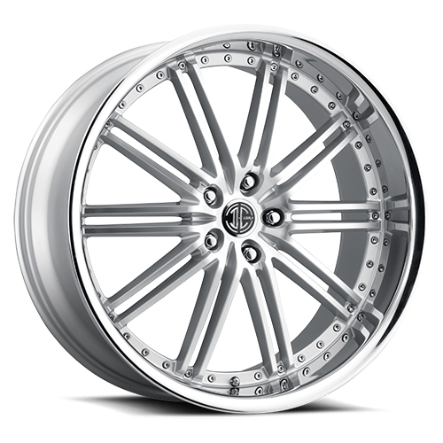 2Crave Signature Series No.33 Platinum Silver With Diamond Cut Face and Chrome Lip - Part Number N33-2215LL38JPSK 2Crave Signature Series No.33 Platinum Silver With Diamond Cut Face and Chrome Lip Photo
