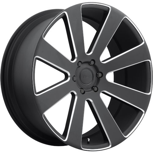 Dub 8 Ball D187 Matte Black W Milled Spokes Photo