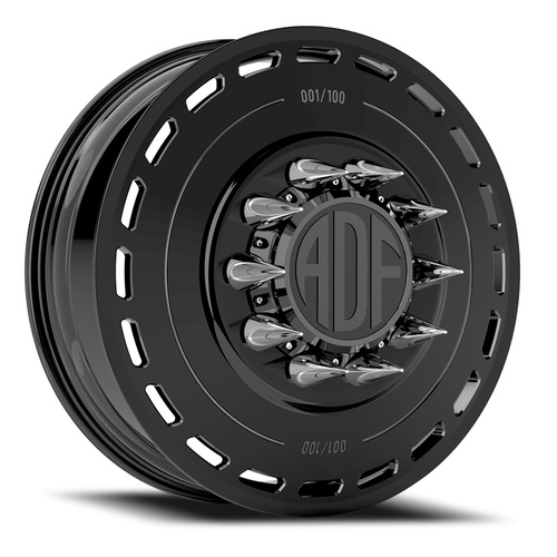 ADF Wheels Ltd Dually Gloss Black - Part Number D204GB228225+144 ADF Wheels Ltd Dually Gloss Black Photo