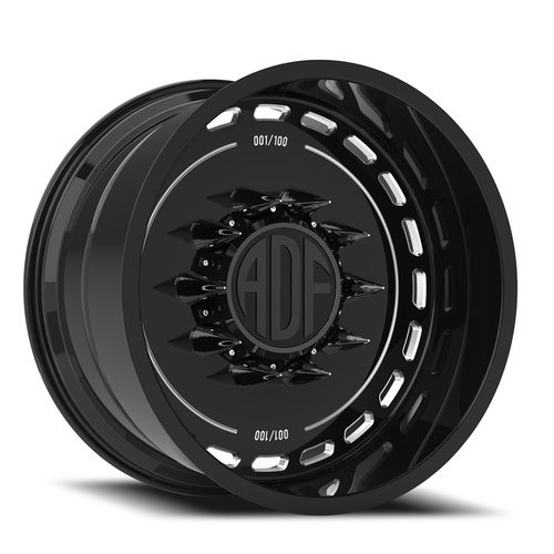 ADF Wheels Ltd Gloss Black/Machined - Part Number S204BM241227-40 ADF Wheels Ltd Gloss Black/Machined Photo