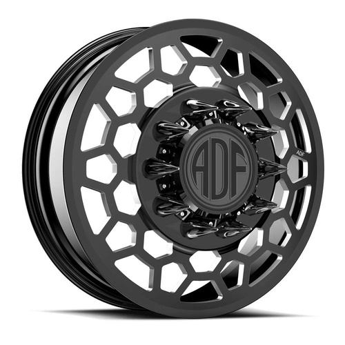 ADF Wheels Matrix Gloss Black/Machined - Part Number D215BM248226+144 ADF Wheels Matrix Gloss Black/Machined Photo