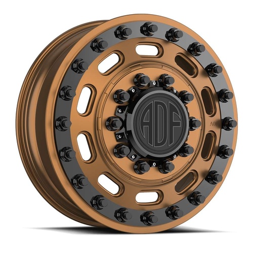 ADF Wheels Maximus Bronze W/ Black Accents - Part Number D401ZA228220+144 ADF Wheels Maximus Bronze W/ Black Accents Photo