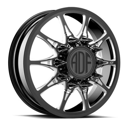 ADF Wheels Oil Man Gloss Black/Machined - Part Number I217BM248227+144 ADF Wheels Oil Man Gloss Black/Machined Photo