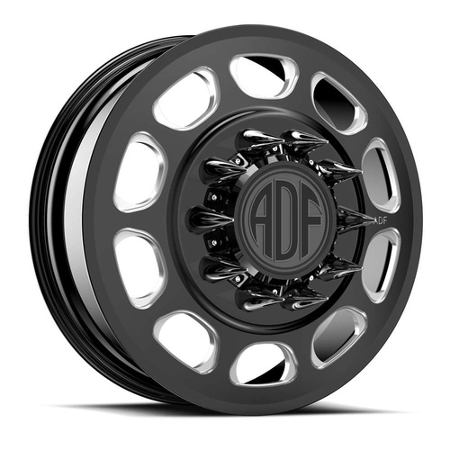 ADF Wheels Spindle Gloss Black/Machined Photo