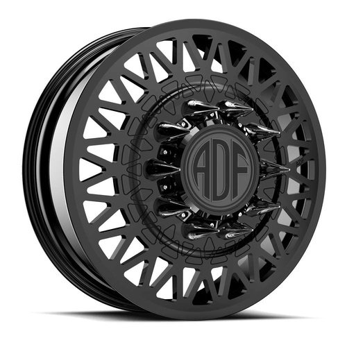 ADF Wheels The Rigger Gloss Black - Part Number D224GB288228-156 ADF Wheels The Rigger Gloss Black Photo
