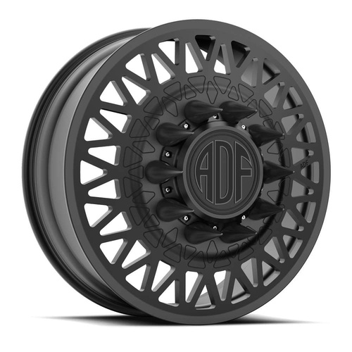 ADF Wheels The Rigger Satin Black - Part Number D224SB248228+144 ADF Wheels The Rigger Satin Black Photo
