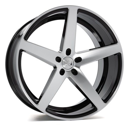 1AV ZX9 Gloss Black W Polished Face - Part Number 10522BLNK42ZX9BP-5x127 1AV ZX9 Gloss Black W Polished Face Photo