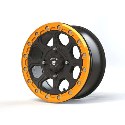 Bullite Bt-03 Satin Black W/ Aerospace Orange Beadlock - Part Number BT031507041561125 Bullite Bt-03 Satin Black W/ Aerospace Orange Beadlock Photo