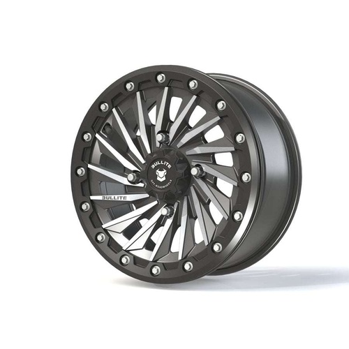 Bullite Bt-08 Gunmetal Gray W/ Satin Black Beadlock Photo