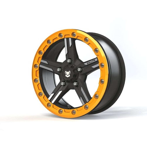 Bullite Bt-09 Satin Black W/ Aerospace Orange Beadlock - Part Number BT091507051141125 Bullite Bt-09 Satin Black W/ Aerospace Orange Beadlock Photo