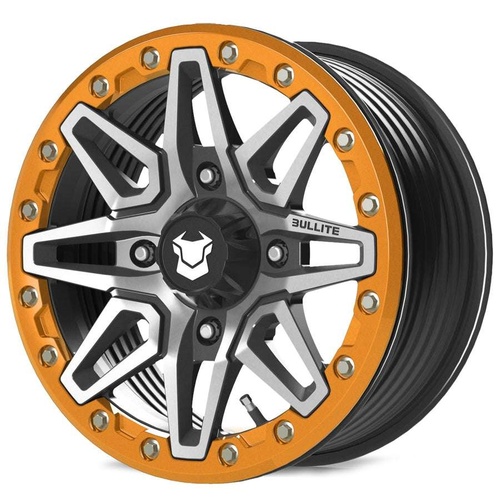 Bullite Pro-03 Satin Black W/ Aerospace Orange Beadlock Photo