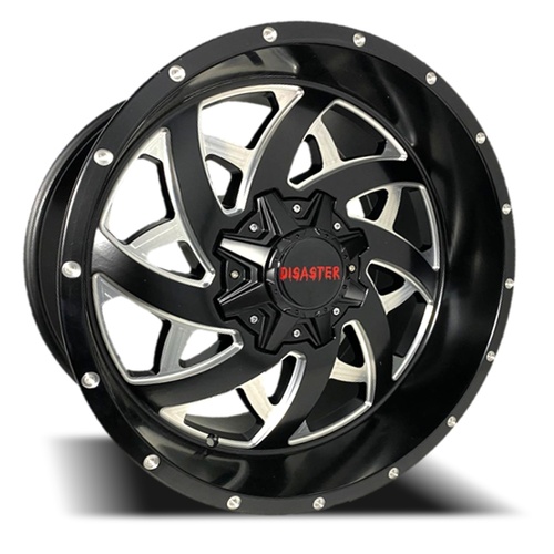 Disaster Off Road D94 Satin Black W/ Milled Accents Photo