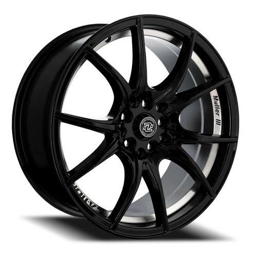 Drag Concepts Dc27 Gloss Black Machined Undercut - Part Number DC271770010-38GBMC Drag Concepts Dc27 Gloss Black Machined Undercut Photo