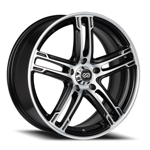 Enkei FD-05 434 Black W/ Machined Face - Part Number 434-670-8050BKM Enkei FD-05 434 Black W/ Machined Face Photo