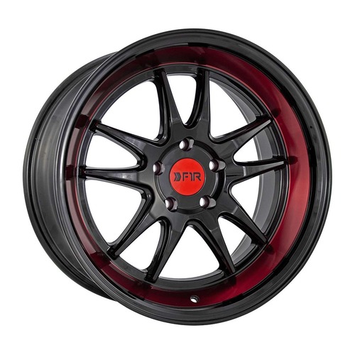 F1R F102 Gloss Black W/ Red Lip Photo