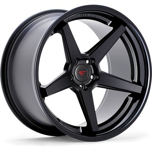 Ferrada FR3 Matte Black W/ Gloss Black Lip