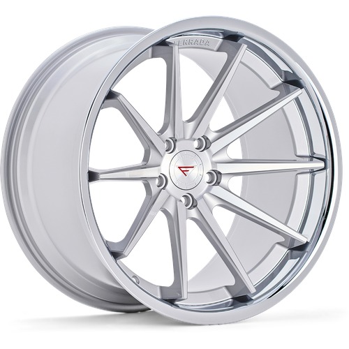 Ferrada FR4 Machined Silver W/ Chrome Lip Photo