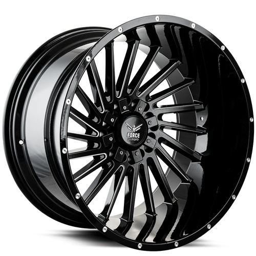 Force Off-Road F38 Black Milled Photo