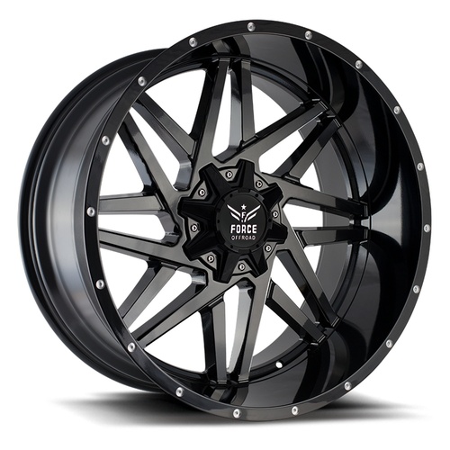 Force Off-Road Fo1 Gloss Black - Part Number FO120126135/139.7-44GLOSSBLACK Force Off-Road Fo1 Gloss Black Photo
