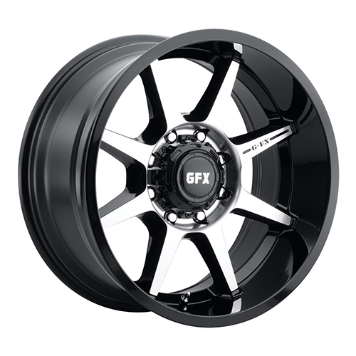 G-FX TR31 Gloss Black Machined W/ Milled Ring
