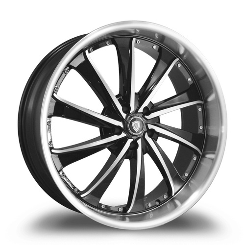 G-Line Alloys G0016 Black Machined Photo