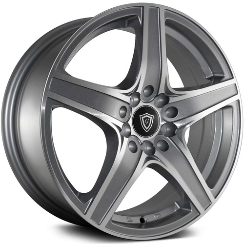 G-Line Alloys G5084 Gunmetal W/ Machined Line Photo