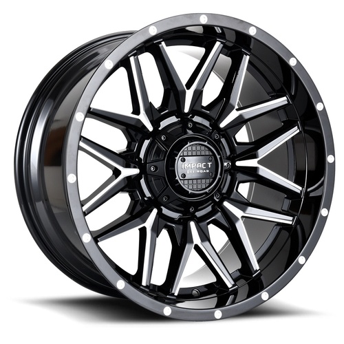 Impact Off-Road 819 Matte Black Milled Photo
