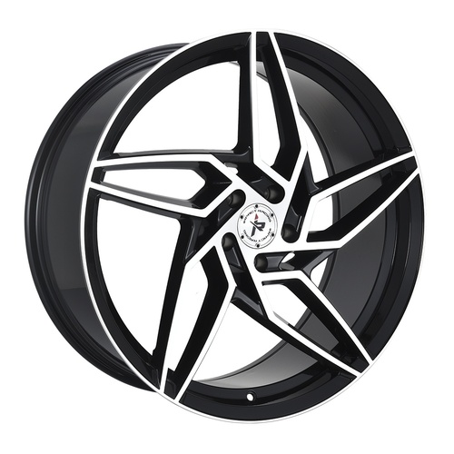 Impact 605 Gloss Black Machined Photo