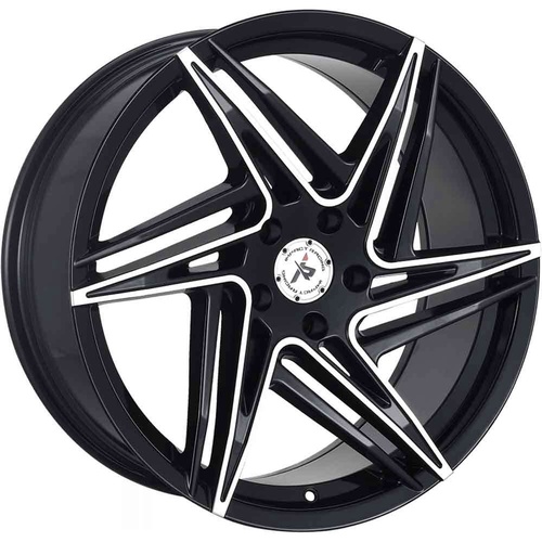 Impact 606 Gloss Black Machined Photo