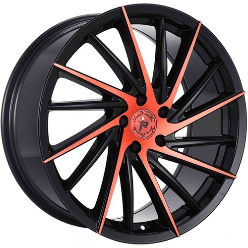 Impact 608 Gloss Black W/ Red Machined Face Photo