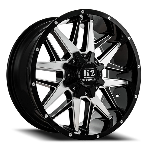 K2 Mayhem K15 Gloss Black Machined - Part Number K15209655135+00GBMM K2 Mayhem K15 Gloss Black Machined Photo