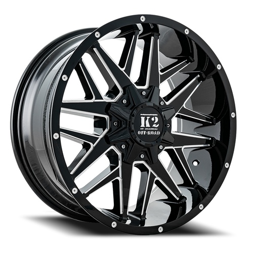 K2 Mayhem K15 Gloss Black Milled - Part Number K15209655135+00GBML K2 Mayhem K15 Gloss Black Milled Photo