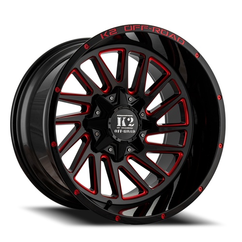 K2 Razorback K17 Black W/ Red Milling - Part Number K172012545127-44RML K2 Razorback K17 Black W/ Red Milling Photo