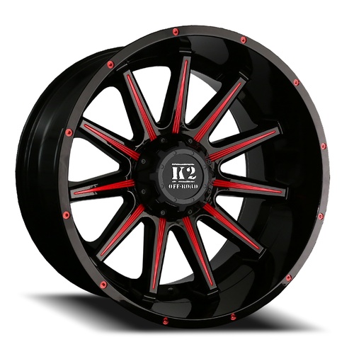 K2 Tanker K10 Black W/ Red Milling Photo