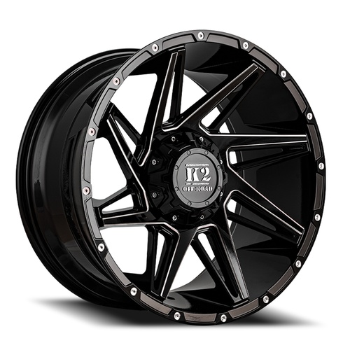 K2 Torque K09 Gloss Black Milled - Part Number K092010555127-12GBML K2 Torque K09 Gloss Black Milled Photo