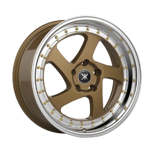 Karma Kr-105 Gold With Machined Lip - Part Number KR105-177545+38GML Karma Kr-105 Gold With Machined Lip Photo