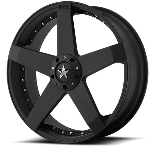 Kmc KM775 Rockstar Car Matte Black Photo