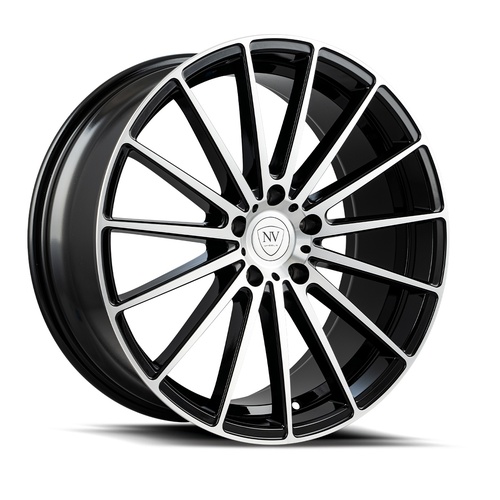 NV Wheels Nvxv Black With Machined Face - Part Number NVXV20855120+35BMF NV Wheels Nvxv Black With Machined Face Photo