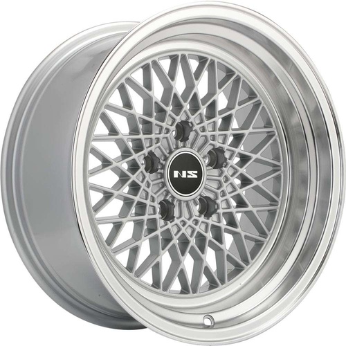 NS Wheels Ns-Mdv2 Silver With Machined Lip Photo