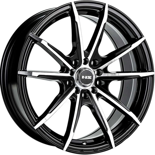 NS Wheels Ns1602 Gloss Black Machined Photo