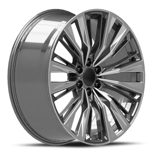 OE Wheels Ca93 Gunmetal With Polished Face Photo