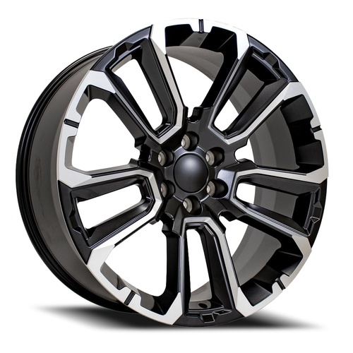 OE Wheels Cv68 Satin Black With Milled Edge Photo