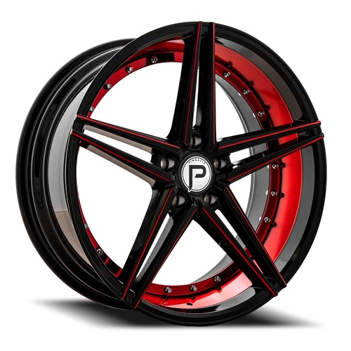 Pinnacle Savage P206 Gloss Black W/ Red Undercut Photo