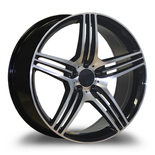 Replica Wheels R6704 Black Machined Photo