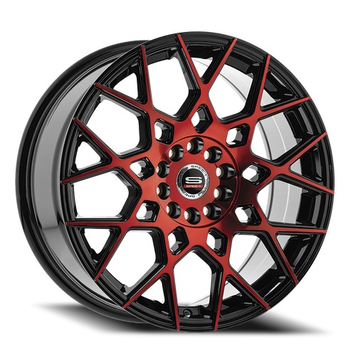 Spec-1 Sp-52 Gloss Black & Red Machined Photo