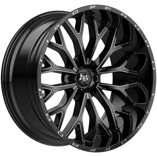 TIS Offroad 565BM Gloss Black W/ Milled Accents Photo