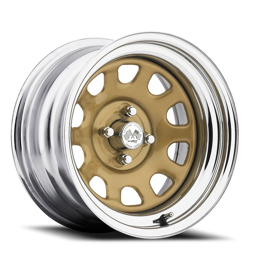 US Wheel Daytona Drifter Gold And Chrome Photo