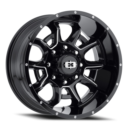 Vision Offroad Bomb 415 Gloss Black Milled Spoke Photo