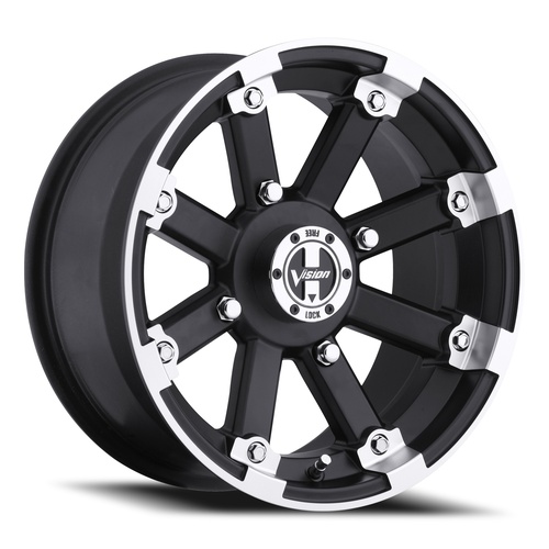 Vision Offroad Lockout Utv 393 Matte Black With Machined Lip Photo